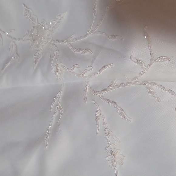 Size 12 Strapless Wedding Dress - Picture 5 of 11